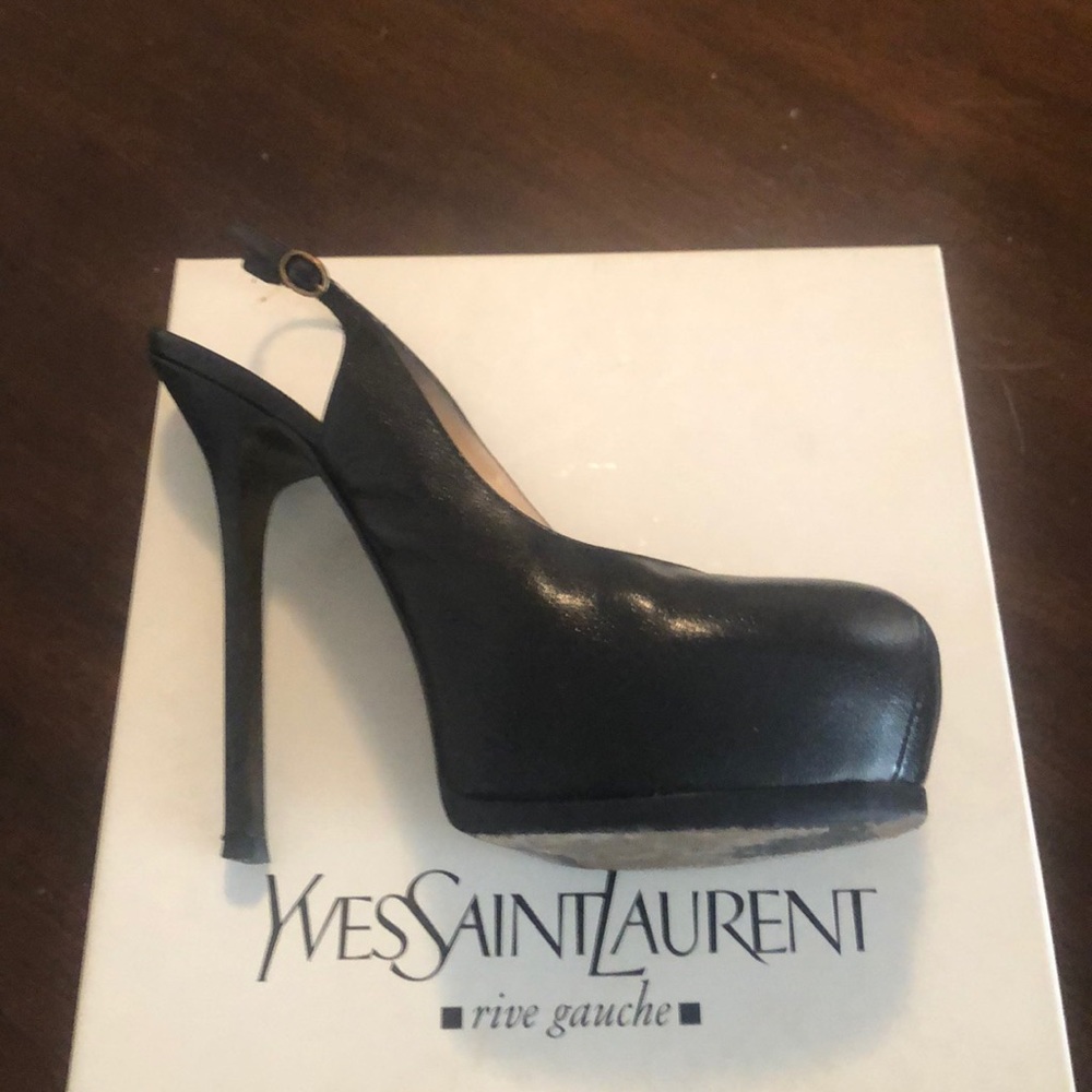 YSL Tribtoo 105 Slingback Pumps